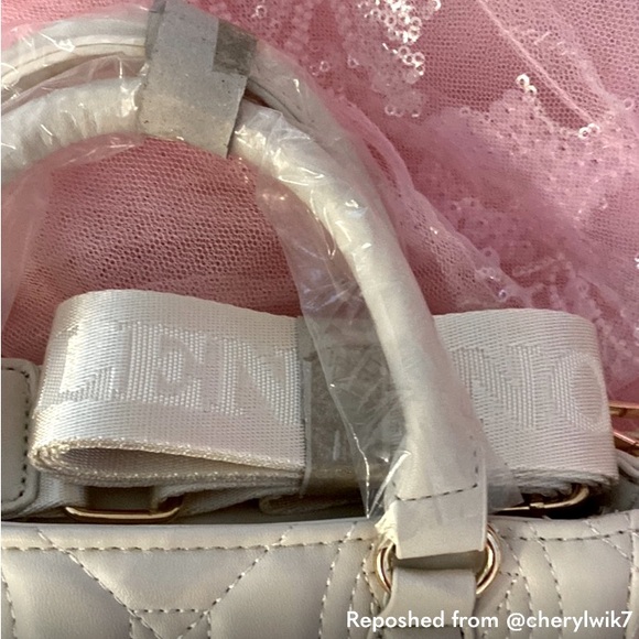 Valentino Orlandi Cream Vegan Leather Bag - Picture 5 of 7